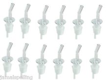 1 Dozen Whiskeygate Liquor Bottle Pourers Non Measured Bar Supplies Pour Spouts